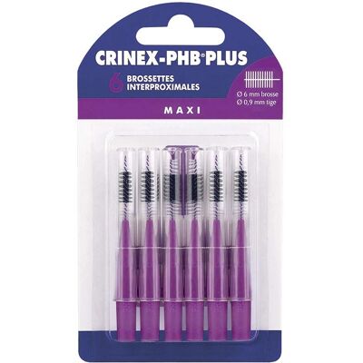 Crinex Marque Maxi Brossettes Interdentaires 6mm - Brossettes Interdentaires - Publicité Crinex Marque Maxi Brossettes Interdentaires 6mm - Brossettes Interdentaires - Publicité