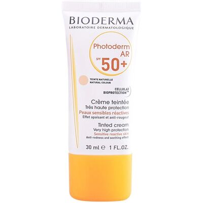 Bioderma Photoderm AR SPF 50+ Natural Tinted Sunscreen Face - Sunscreen Cream Bioderma Photoderm AR SPF 50+ Natural Tinted Sunscreen Face - Sunscreen Cream