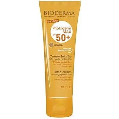 Bioderma Photoderm MAX SPF 50+ Crema Tinted - Protector solar rostro y cuerpo Bioderma Photoderm MAX SPF 50+ Crema Tinted - Protector solar rostro y cuerpo