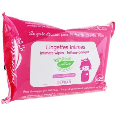 Saforelle Miss 25 Lingettes - Lingettes pour filles - Publicité Saforelle Miss 25 Lingettes - Lingettes pour filles - Publicité