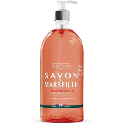 Beauterra Marseille Orangenblüten Vegane Handseife - Flüssigseife Beauterra Marseille Orangenblüten Vegane Handseife - Flüssigseife