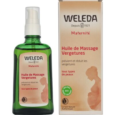 Huile Vergetures Maternité Weleda - Grossesse & Allaitement - Publicité Huile Vergetures Maternité Weleda - Grossesse & Allaitement - Publicité