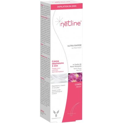 Crème Dépilatoire Netline Parasanteonline - 3 Min Rapide - 150ml - Publicité Crème Dépilatoire Netline Parasanteonline - 3 Min Rapide - 150ml - Publicité