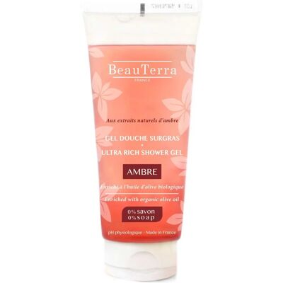 BeauTerra Amber 200ml Douchegel - 2-in-1 voor huid & haar BeauTerra Amber 200ml Douchegel - 2-in-1 voor huid & haar