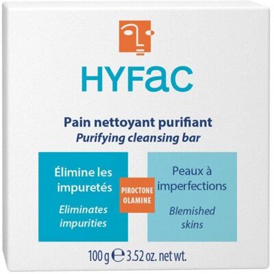 Hyfac Barre Nettoyante Purifiante - Soins de la Peau - Publicité Hyfac Barre Nettoyante Purifiante - Soins de la Peau - Publicité