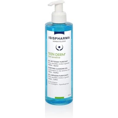Isisphar Teen Derm Gel Sensitive - Reinigungs-Gel Isisphar Teen Derm Gel Sensitive - Reinigungs-Gel