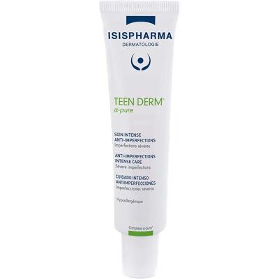 ISISPHARMA Teen Derm Alpha Pure Feuchtigkeitscreme - Aknebehandlung ISISPHARMA Teen Derm Alpha Pure Feuchtigkeitscreme - Aknebehandlung