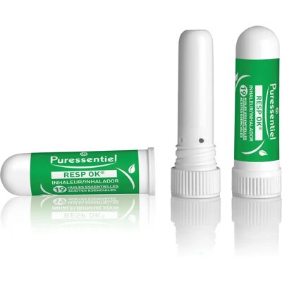 Puressentiel Respistick Inhaler - Essential Oil Blend - Natural & Bio - Respiratory Puressentiel Respistick Inhaler - Essential Oil Blend - Natural & Bio - Respiratory