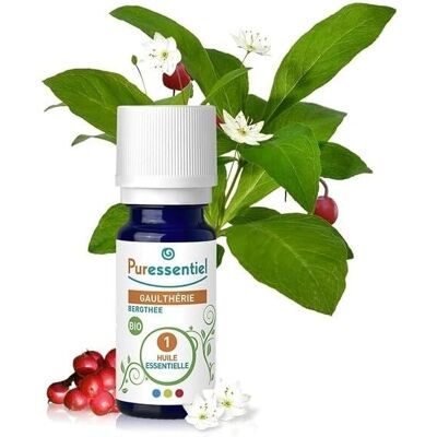 Puressentiel Wintergreen Eterikus Olaj - Biológiai, Tiszta, 10ml - Eterikus Olaj Puressentiel Wintergreen Eterikus Olaj - Biológiai, Tiszta, 10ml - Eterikus Olaj