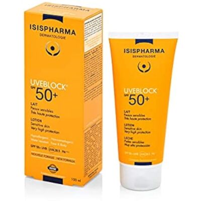 Isispharma Uveblock SPF50+ Mleczko do ciała - Szerokie spektrum ochrony Isispharma Uveblock SPF50+ Mleczko do ciała - Szerokie spektrum ochrony