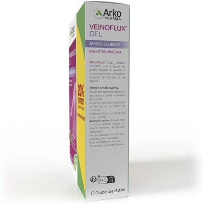 Arkopharma Veinoflux Gel Jambes Légères Bien-être - Gel - Publicité Arkopharma Veinoflux Gel Jambes Légères Bien-être - Gel - Publicité