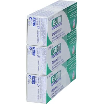 Gum Original White Zahnpasta 75 ml Packung 3 Gum Original White Zahnpasta 75 ml Packung 3
