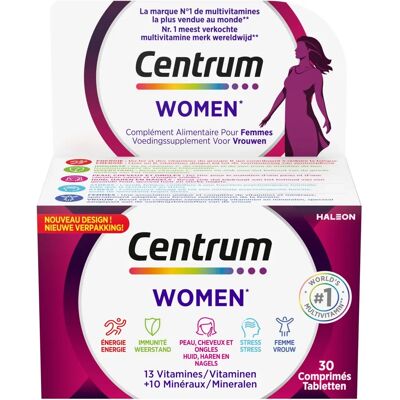CENTRUM Women 30 Tabletten - Natürliche Abwehr & Form CENTRUM Women 30 Tabletten - Natürliche Abwehr & Form