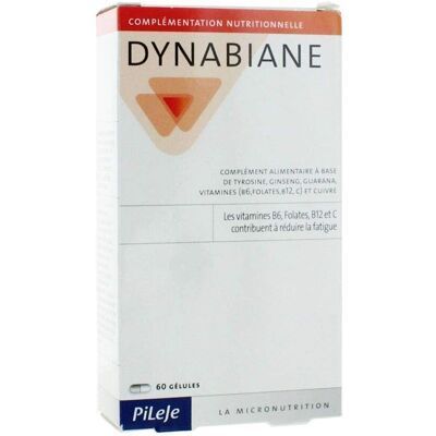 Pileje Dynabiane 60 Cápsulas - Suplemento para Fatiga y Concentración Pileje Dynabiane 60 Cápsulas - Suplemento para Fatiga y Concentración