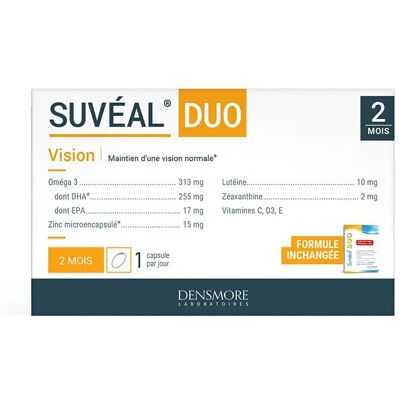 Densmore Uo Vision - Oméga-3 DHA, Lutéine, Zinc - 60 Capsules - Publicité Densmore Uo Vision - Oméga-3 DHA, Lutéine, Zinc - 60 Capsules - Publicité