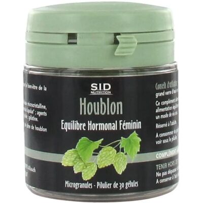 S.I.D NUTRITION HOUBLON - Complément alimentaire - 30 Gélules - Publicité S.I.D NUTRITION HOUBLON - Complément alimentaire - 30 Gélules - Publicité
