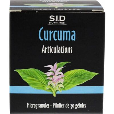 Capsules de Curcuma S.I.D Nutrition - Favorise la santé des articulations - Publicité Capsules de Curcuma S.I.D Nutrition - Favorise la santé des articulations - Publicité