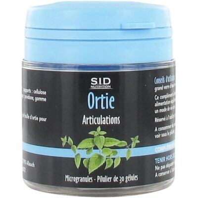 S.I.D NUTRITION Ortie - Complément alimentaire pour articulations - Publicité S.I.D NUTRITION Ortie - Complément alimentaire pour articulations - Publicité