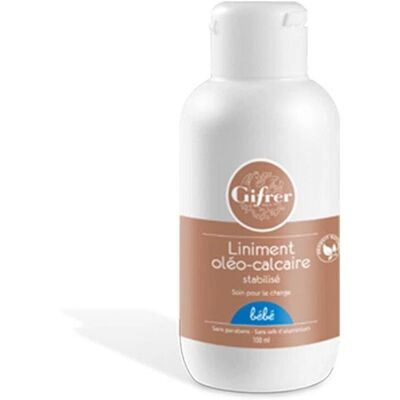 Gifrer Liniment Bébé - Huile d’olive & Eau de chaux - Protège peau sensible - Publicité Gifrer Liniment Bébé - Huile d’olive & Eau de chaux - Protège peau sensible - Publicité