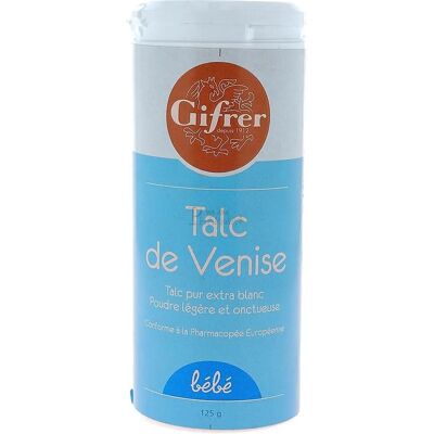 Gifrer Talc de Venise 125g - Poudre de Talc - Publicité Gifrer Talc de Venise 125g - Poudre de Talc - Publicité