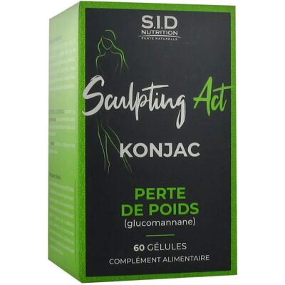 S.I.D Nutrition Soutien à la perte de poids avec Konjac - 60 Gélules - Publicité S.I.D Nutrition Soutien à la perte de poids avec Konjac - 60 Gélules - Publicité
