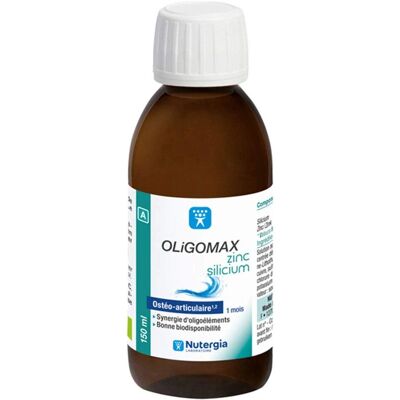 Nutergia Oligomax Zink Silicium - 150ml - Supplementen Nutergia Oligomax Zink Silicium - 150ml - Supplementen