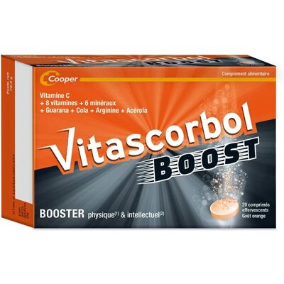 VITASCORBOLBOOST - Vitamin C Nahrungsergänzung - 20 Brausetabletten VITASCORBOLBOOST - Vitamin C Nahrungsergänzung - 20 Brausetabletten