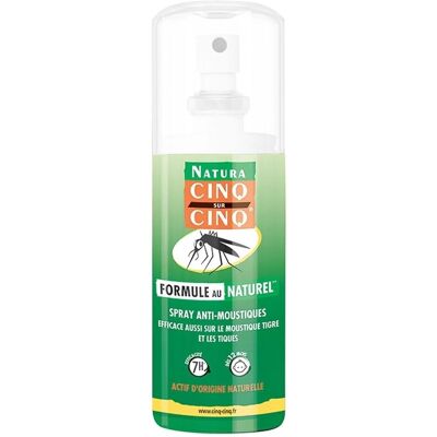 CINQ SUR CINQ Citriodora 100ml Répulsif Naturel Anti-Moustiques - Publicité CINQ SUR CINQ Citriodora 100ml Répulsif Naturel Anti-Moustiques - Publicité