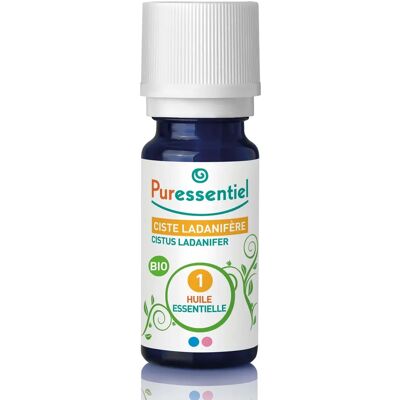 Huile Essentielle Bio de Ciste Puressentiel - Immunité & Peau - Publicité Huile Essentielle Bio de Ciste Puressentiel - Immunité & Peau - Publicité