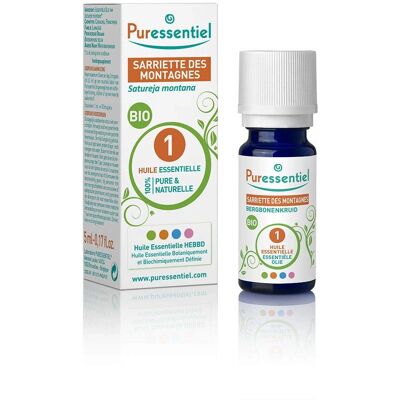 Huile essentielle Bio Sarriette des Montagnes - 5ml Huile essentielle Bio Sarriette des Montagnes - 5ml