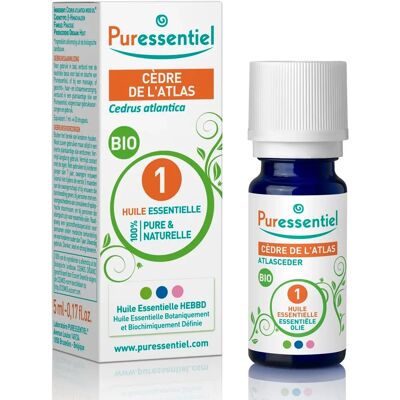 Puressentiel Atlas Ceder BIO 5ml - Essentiële olie Puressentiel Atlas Ceder BIO 5ml - Essentiële olie