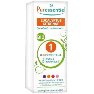 Puressentiel Citroen Eucalyptus Essentiële Olie - 10ml Puressentiel Citroen Eucalyptus Essentiële Olie - 10ml