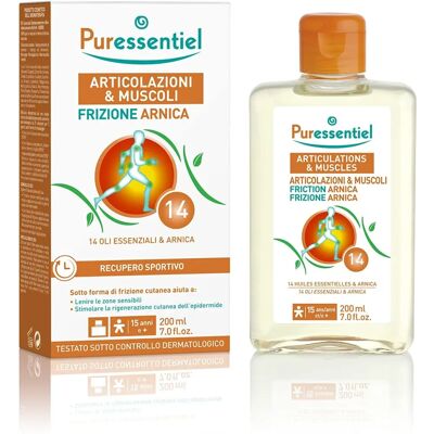 Puressentiel Fricción de Árnica y Músculos - 200ml - Cuidado de Articulaciones y Músculos Puressentiel Fricción de Árnica y Músculos - 200ml - Cuidado de Articulaciones y Músculos