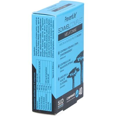 S.i.d Nutrition Preventlife Support Sommeil Mélatonine - Complément Alimentaire - Publicité S.i.d Nutrition Preventlife Support Sommeil Mélatonine - Complément Alimentaire - Publicité