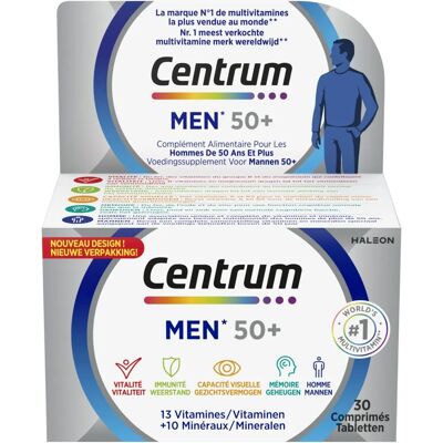 Centrum Men 50+ Multivitamin - Über 50 - 13 Vitamine & 10 Mineralien Centrum Men 50+ Multivitamin - Über 50 - 13 Vitamine & 10 Mineralien