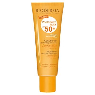 Bioderma Max SPF 50+ Aquafluide Solkrem - Følsom Hud Bioderma Max SPF 50+ Aquafluide Solkrem - Følsom Hud