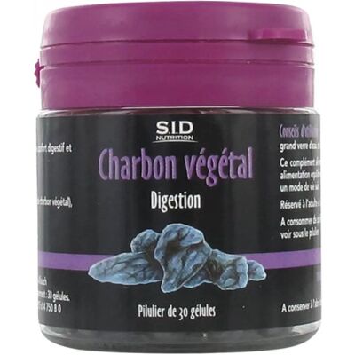 S.i.d Nutrition Charbon Végétal Capsules - Support Digestif - Publicité S.i.d Nutrition Charbon Végétal Capsules - Support Digestif - Publicité