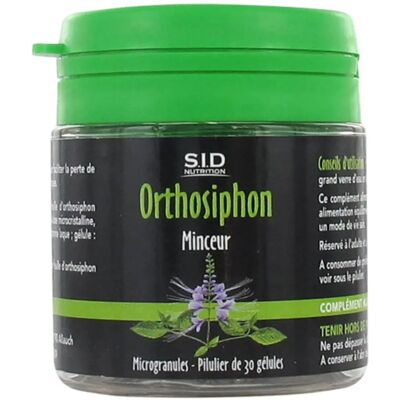 S.I.D Nutrition Orthosiphon Gélules - Complément alimentaire - Publicité S.I.D Nutrition Orthosiphon Gélules - Complément alimentaire - Publicité