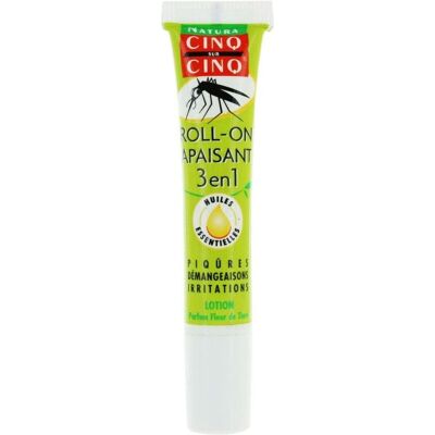CINQ SUR CINQ - Roll-on apaisant pour insectes et végétaux - Publicité CINQ SUR CINQ - Roll-on apaisant pour insectes et végétaux - Publicité