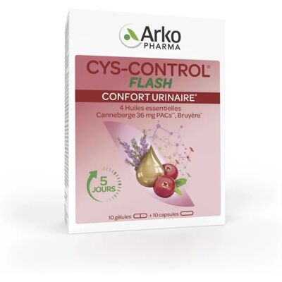 Arkopharma Cis-Control Flash - Unterstützung der Harnwege 20 Kapseln Arkopharma Cis-Control Flash - Unterstützung der Harnwege 20 Kapseln