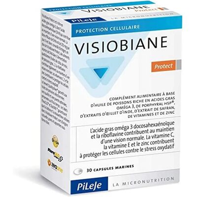 Pileje Visiobiane Protect - Eye Support Capsules - 30 Count Pileje Visiobiane Protect - Eye Support Capsules - 30 Count