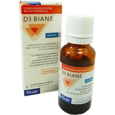 Pileje D3 Biane 15ml - Dietary Supplement Pileje D3 Biane 15ml - Dietary Supplement