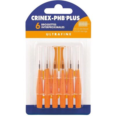 Crinex Crinex PHB Plus Brossette Interdentaire Ultra Fines - Outil d'Hygiène Bucco-Dentaire - Publicité Crinex Crinex PHB Plus Brossette Interdentaire Ultra Fines - Outil d'Hygiène Bucco-Dentaire - Publicité