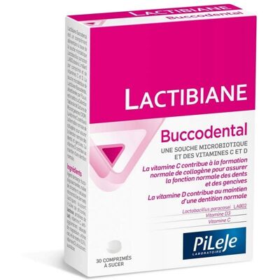Pileje Lactibiane Bucodental - Soutien probiotique pour la santé buccale - Publicité Pileje Lactibiane Bucodental - Soutien probiotique pour la santé buccale - Publicité