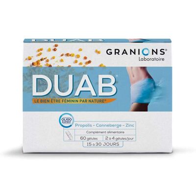 Granions Duab Bien-être Feminin - Complément Alimentaire - Publicité Granions Duab Bien-être Feminin - Complément Alimentaire - Publicité