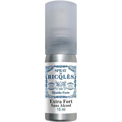 Spray buccal Ricqlès Menthe - Sans alcool, 15 ml - Publicité Spray buccal Ricqlès Menthe - Sans alcool, 15 ml - Publicité