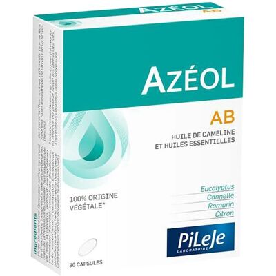 Marca Pileje Azeol Óleo de camelina 30 Cápsulas - Suplemento alimentar Marca Pileje Azeol Óleo de camelina 30 Cápsulas - Suplemento alimentar