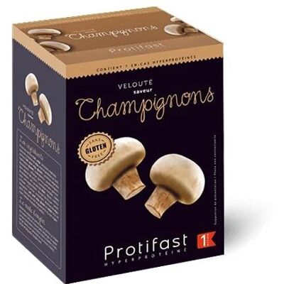 Soupe aux Champignons Hyperprotéinée - Régime Low Carb - Publicité Soupe aux Champignons Hyperprotéinée - Régime Low Carb - Publicité