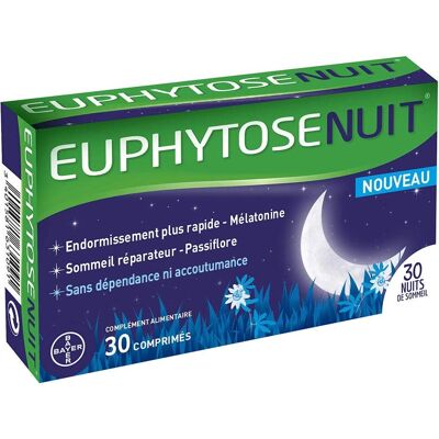 Bayer Santé Euphytose Nuit - Schlafhilfe - 30 Tabletten Bayer Santé Euphytose Nuit - Schlafhilfe - 30 Tabletten