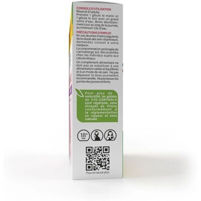 Arkopharma Cys-Control Cranberry et Bruyère 60 Gélules - Soutien Urinaire - Publicité Arkopharma Cys-Control Cranberry et Bruyère 60 Gélules - Soutien Urinaire - Publicité